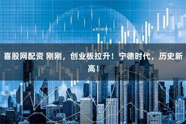 喜股网配资 刚刚,创业板拉升!宁德时代,历史新高!