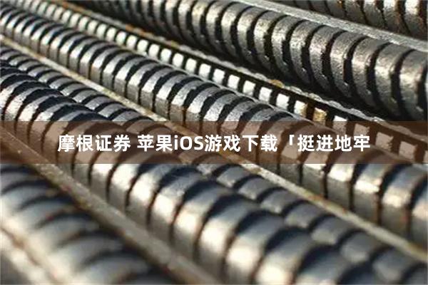摩根证券 苹果iOS游戏下载「挺进地牢